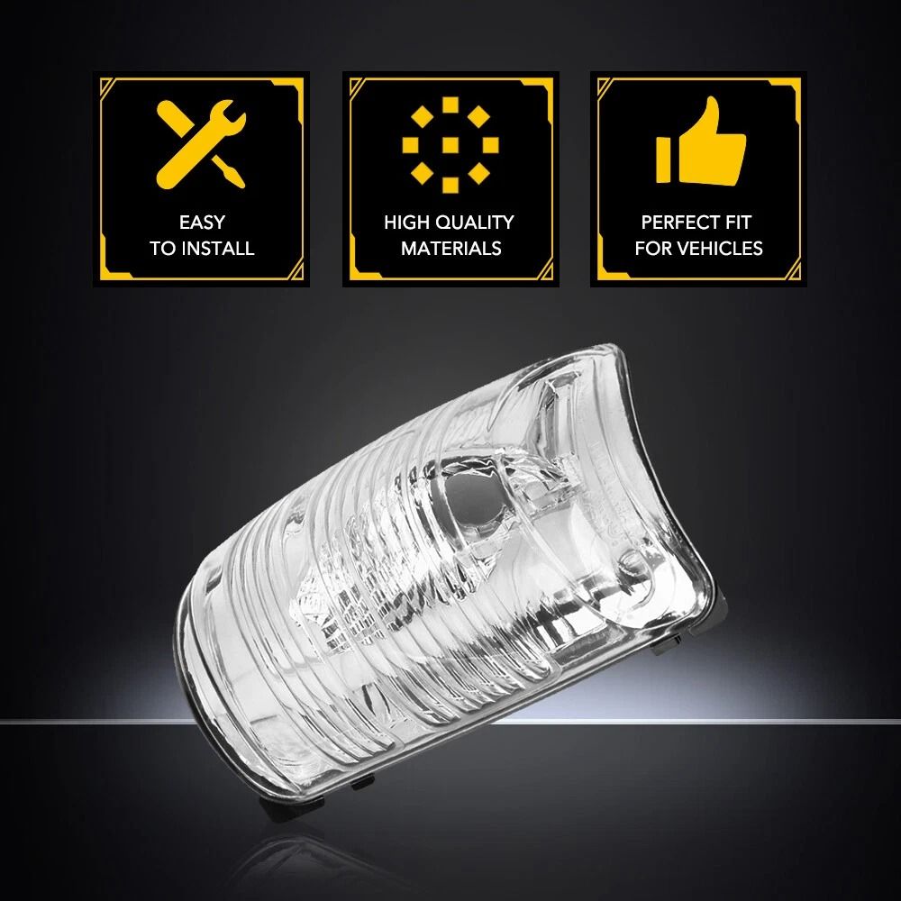 Durable Passenger Side Side Mirror Turn Signal Light Stable Performance Easy To Install 4