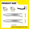 Front Rear Right Exterior Door Handles HighQuality Side Hand Durable Simple Installation Perfect Fi 2