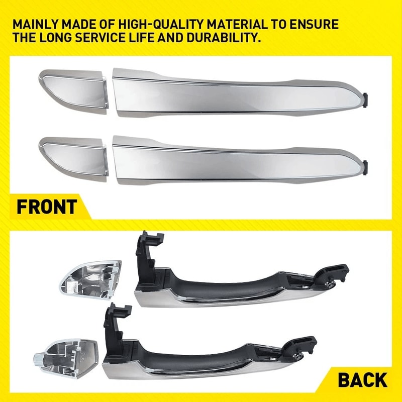Front Rear Right Exterior Door Handles HighQuality Side Hand Durable Simple Installation Perfect Fi 3