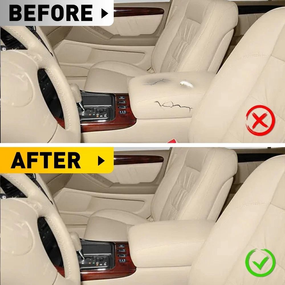 Leather Synthetic Console Armrest Cover Waterproof Soft Cushion Durable Microfiber Material For Com 3