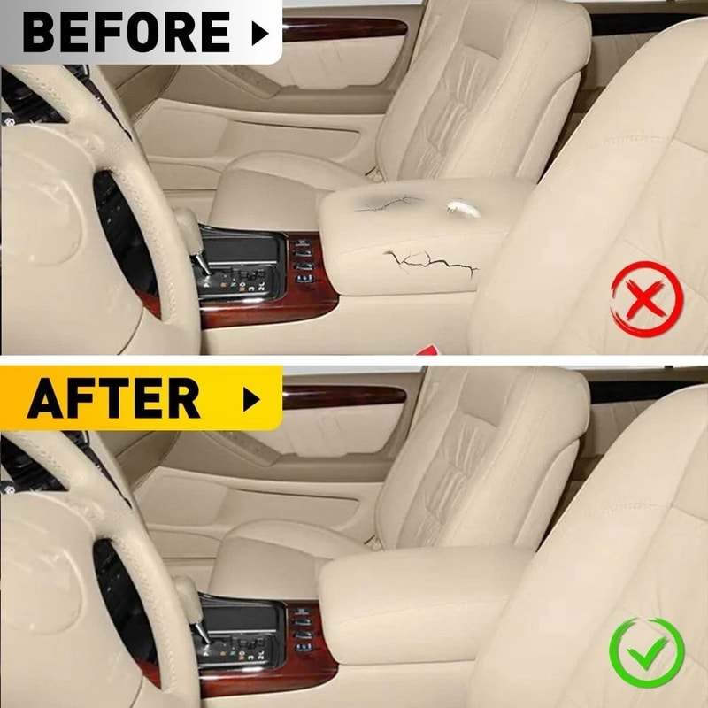 Leather Synthetic Console Armrest Cover Waterproof Soft Cushion Durable Microfiber Material For Com 3