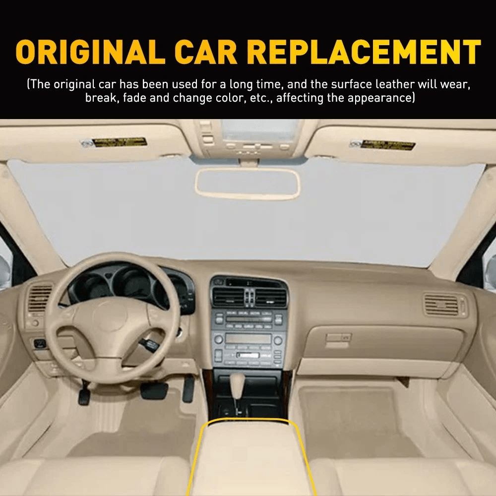 Leather Synthetic Console Armrest Cover Waterproof Soft Cushion Durable Microfiber Material For Com 5