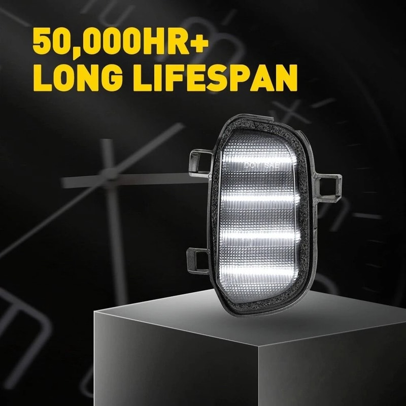 Durable Side Mirror Signal Light High Brightness LED Direct Replacement Enhanced Visibility Easy To 5