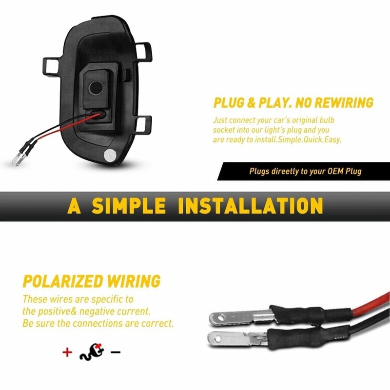 Durable Side Mirror Signal Light High Brightness LED Direct Replacement Enhanced Visibility Easy To 7