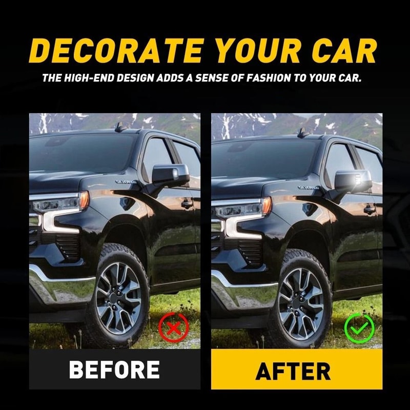 Durable Side Mirror Signal Light High Brightness LED Direct Replacement Enhanced Visibility Easy To 9