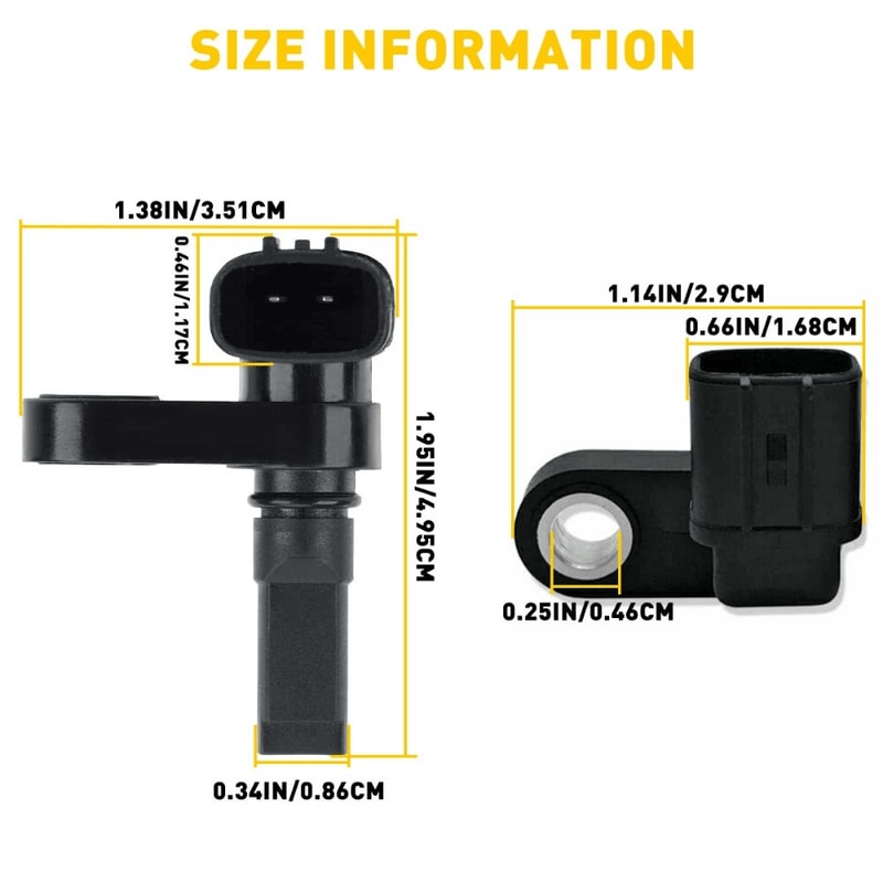 Wheel Speed Sensor Right Left Enhance Steering Braking Stability LongLasting Performance 1