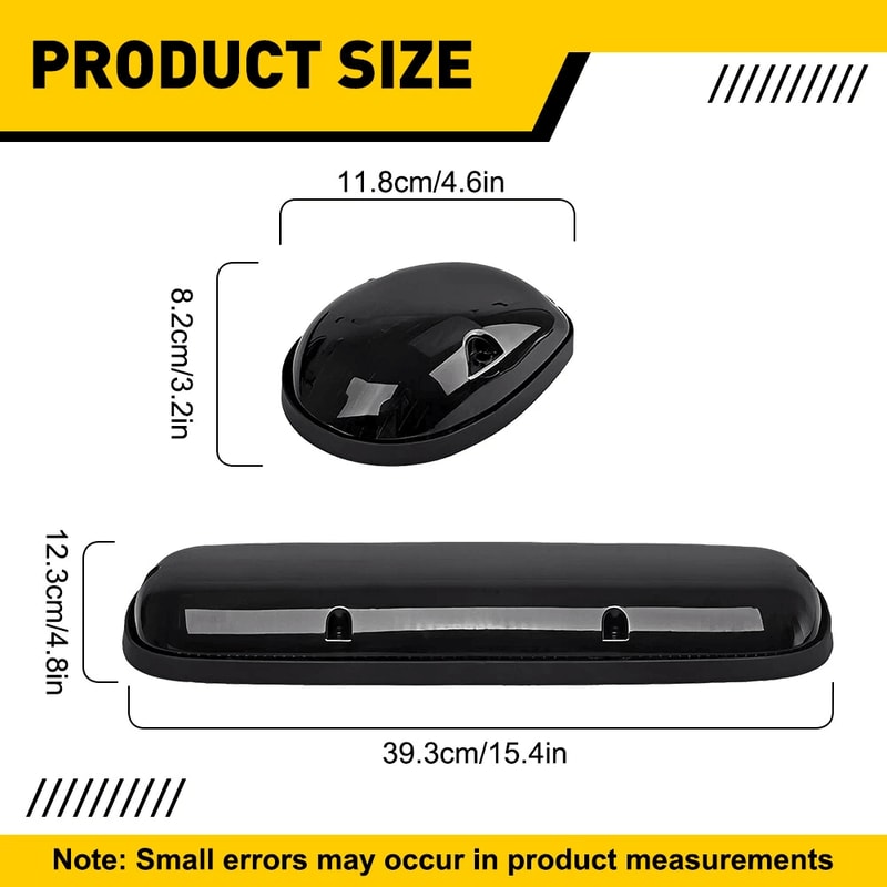 High Brightness LED White Cab Top Roof Marker Lights Waterproof Running Lamps For Trucks Improve Ni 2