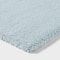 Heavyweight Threshold Tufted Bath Rug Runner Light Blue High Pile Soft Durable For Bathroom 1