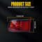 Passenger Side Rear Bumper Reflector Light Durable ABS Material Perfect Fit Replacement 3