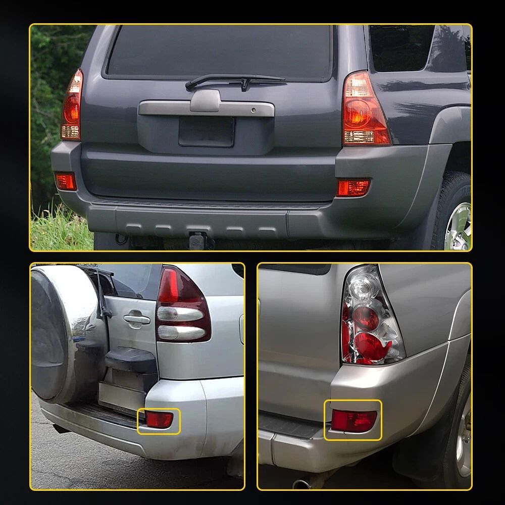 Passenger Side Rear Bumper Reflector Light Durable ABS Material Perfect Fit Replacement 8