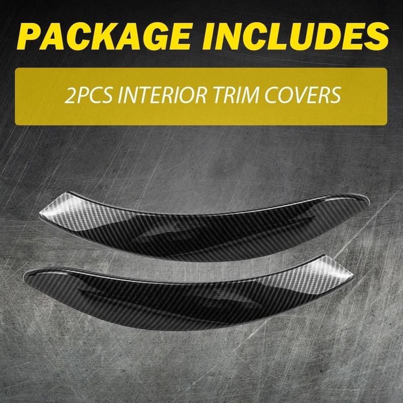 Carbon Fiber Door Handle Trim HighQuality TapeFree Installation Strict Quality Control 2