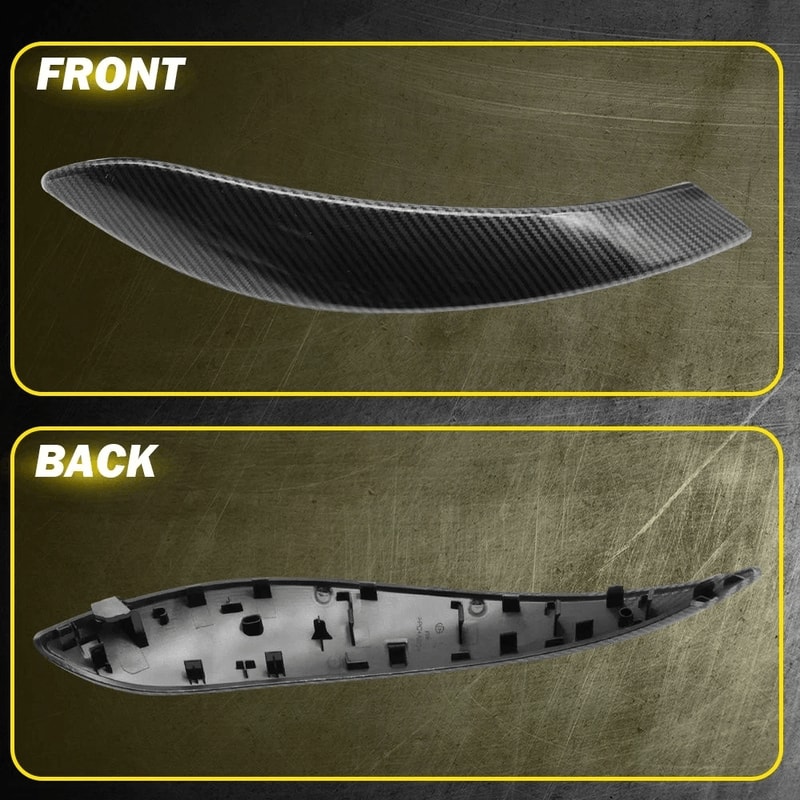 Carbon Fiber Door Handle Trim HighQuality TapeFree Installation Strict Quality Control 3