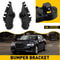 Front Lower Bumper Cover Bracket LH RH Pair Durable ABS HighQuality Replacement Parts 1