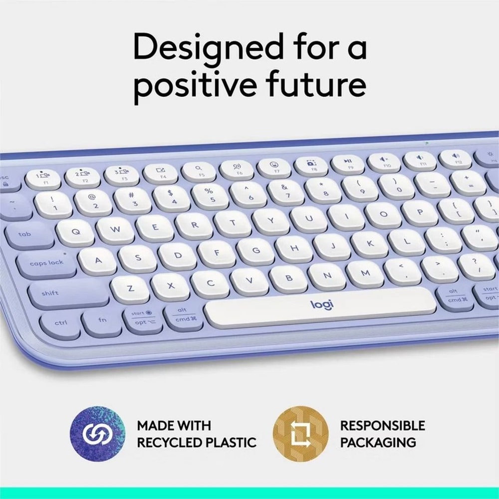 POP Icon Keys Wireless Bluetooth Keyboard Comfortable Typing Compatible With Laptop 9
