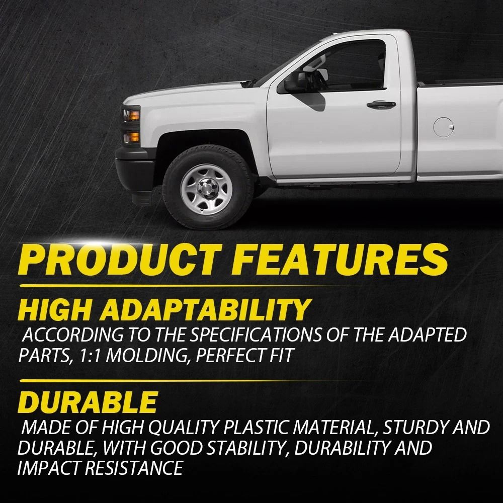 Chrome Front Left Door Handle Covers Longlasting Durability Simple Installation HighQuality Materia 7