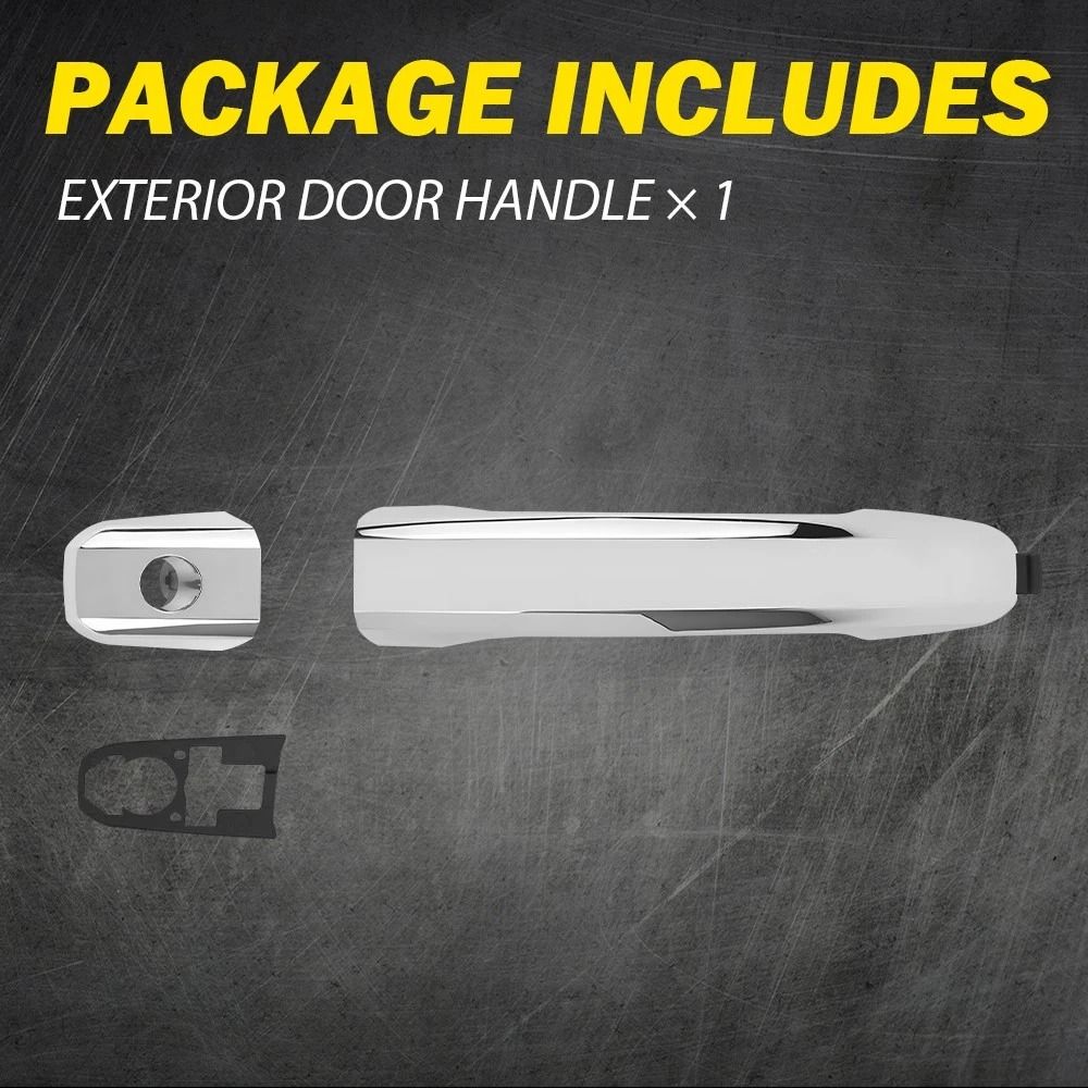 Chrome Front Left Door Handle Covers Longlasting Durability Simple Installation HighQuality Materia 8