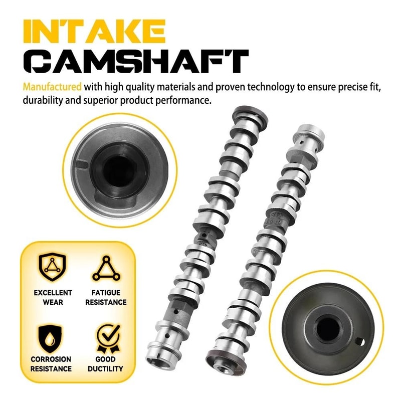 HighQuality Steel Intake Exhaust Camshaft LeftRight Side Fitment Reliable Performance 1