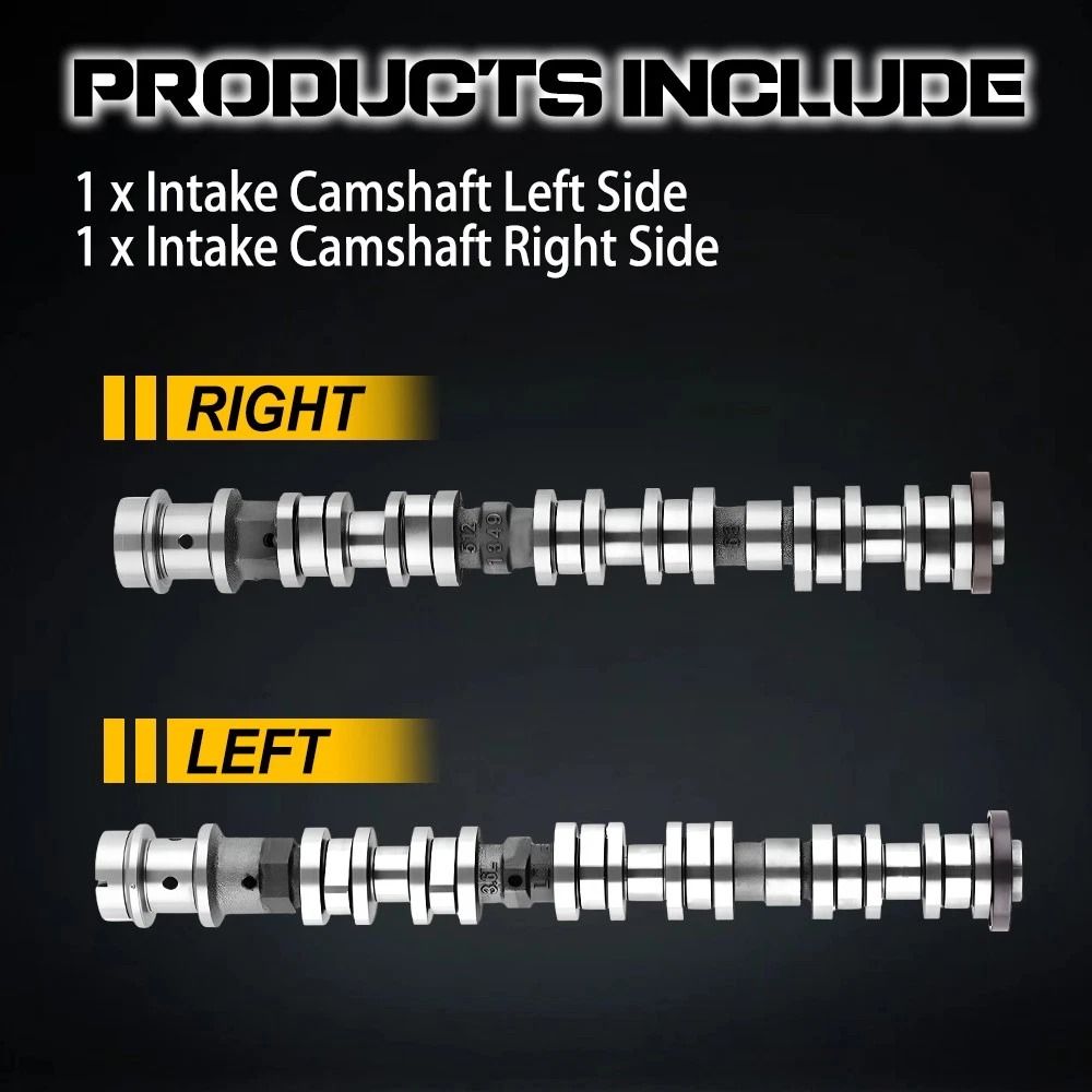 HighQuality Steel Intake Exhaust Camshaft LeftRight Side Fitment Reliable Performance 10