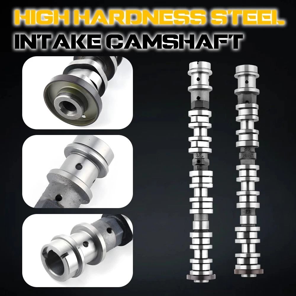 HighQuality Steel Intake Exhaust Camshaft LeftRight Side Fitment Reliable Performance 5
