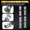 HighQuality Steel Intake Exhaust Camshaft LeftRight Side Fitment Reliable Performance 5