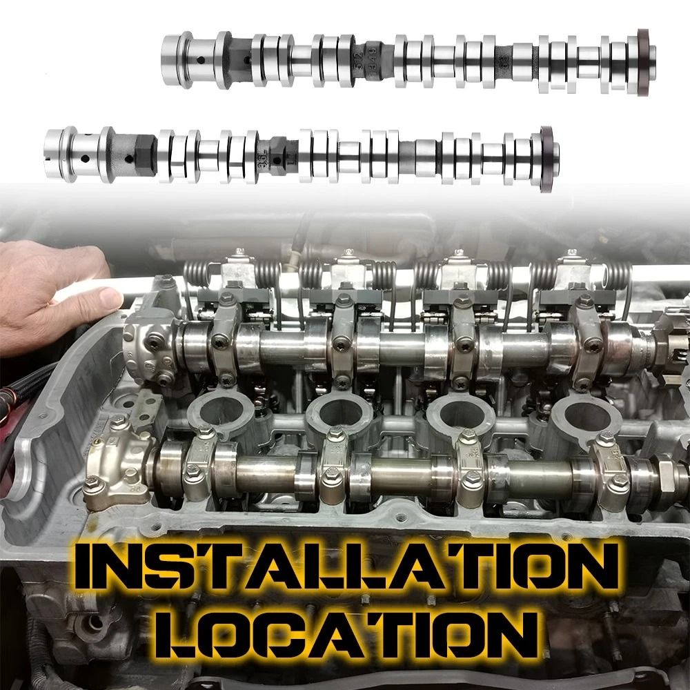 HighQuality Steel Intake Exhaust Camshaft LeftRight Side Fitment Reliable Performance 6