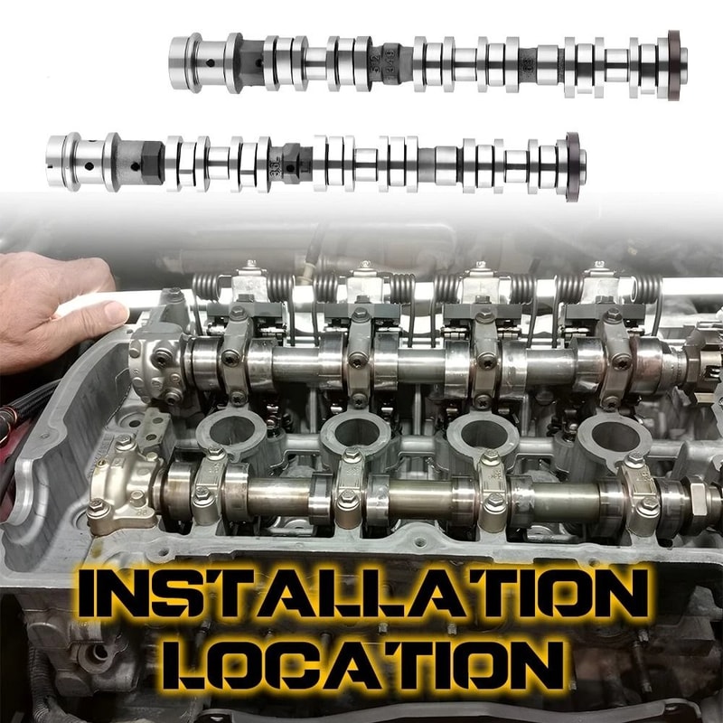 HighQuality Steel Intake Exhaust Camshaft LeftRight Side Fitment Reliable Performance 6