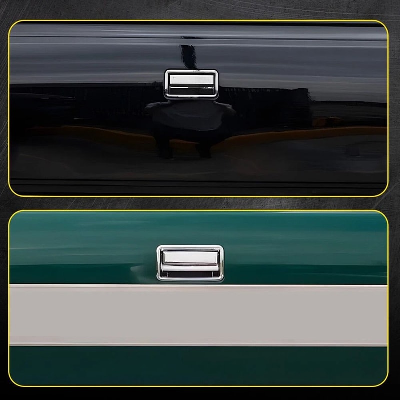 Chrome Tailgate Handle Cover For Pickup Durable Material Perfect Fitment Easy To Install 2