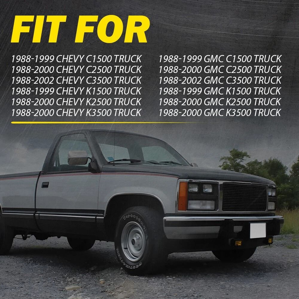 Chrome Tailgate Handle Cover For Pickup Durable Material Perfect Fitment Easy To Install 8