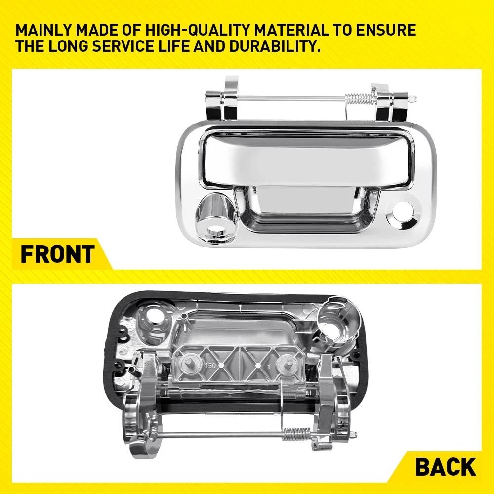 Textured Rear Tail Gate Handle Tailgate Handle With Outside Camera Hole Perfect Fit For Easy Instal 3