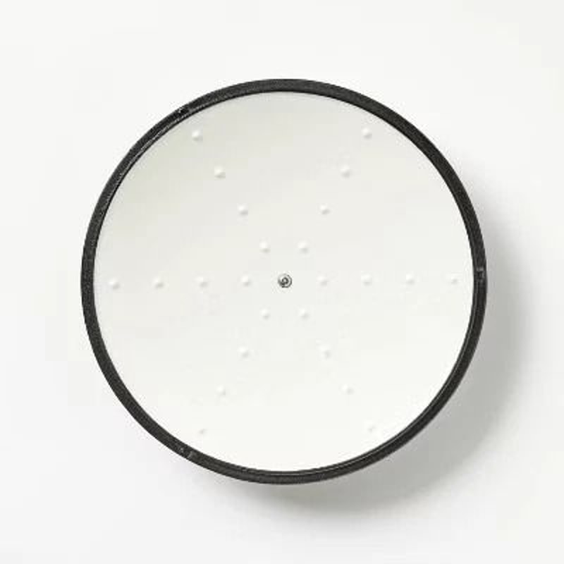 Light Gray Enamel Dutch Oven Enameled Cast Iron Oven Safe Induction Gas Stove Compatible 3