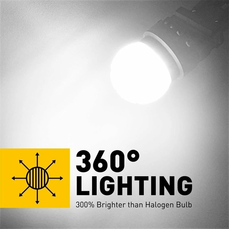 Bright White Daytime Running Light DRL Bulbs Reliable Driving Light 5