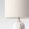 Large White Ceramic Table Lamp Assembled And Elegant Soft Lighting Modern Home Decor Threshold 2