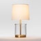 Stylish Modern Acrylic Accent Lamp LED Bulb Brass Finish For Home Decor 0