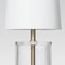 Stylish Modern Acrylic Accent Lamp LED Bulb Brass Finish For Home Decor 2