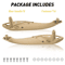 Beige Inner Front Left Right Trim Door Pull Handle Durable ABS Strict Quality Control Simple Insta 5