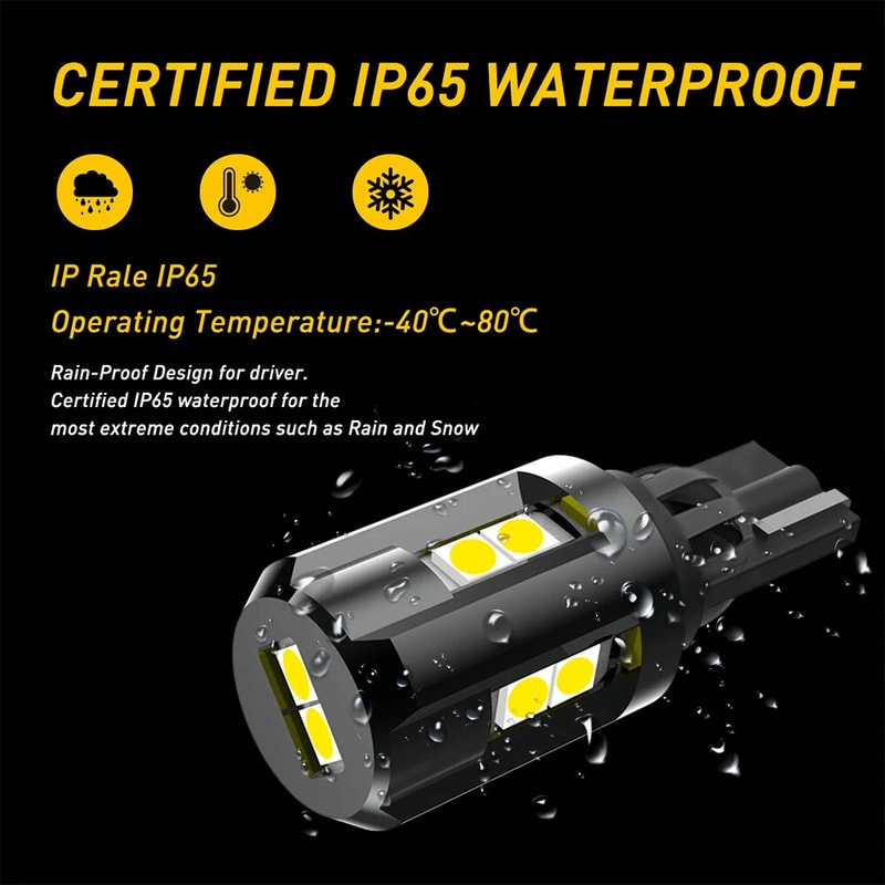 LED Reverse Backup Bulb High Lumen White For Backup Light 3