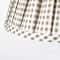 Gingham Print Ceramic Table Lamp With Pleated Shade CreamSage Green 2