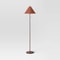 Leather Shade Floor Lamp In Brown Elegant Lighting Solution Threshold Floor Lamp For Living Room An 0