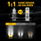 LED Fog Light Bulb Super Bright White DRL Lamp Conversion Kit Waterproof 5