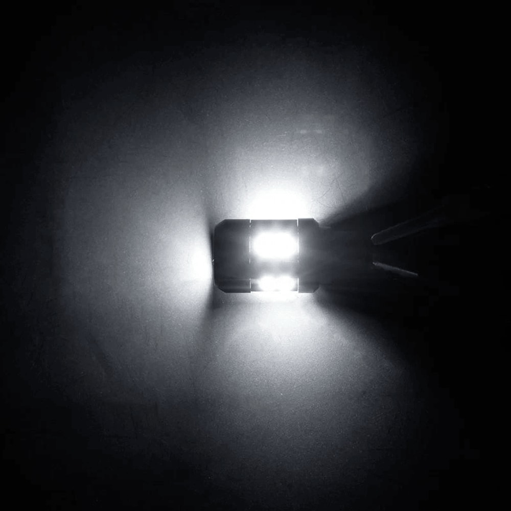 Super Bright White LED Reverse Backup Light Bulb Socket Long Lifespan Canbus ErrorFree 0