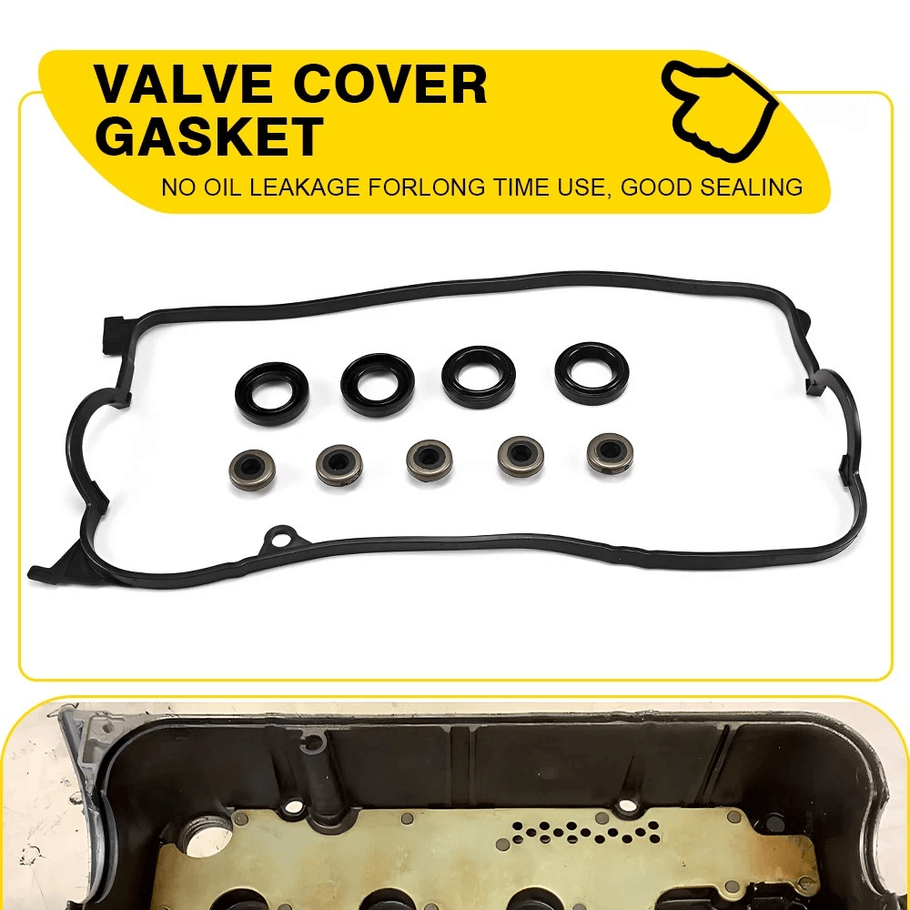 Engine Valve Cover Set Gasket Fit For Secure Seal Prevent Leaks Durable Replacement 1