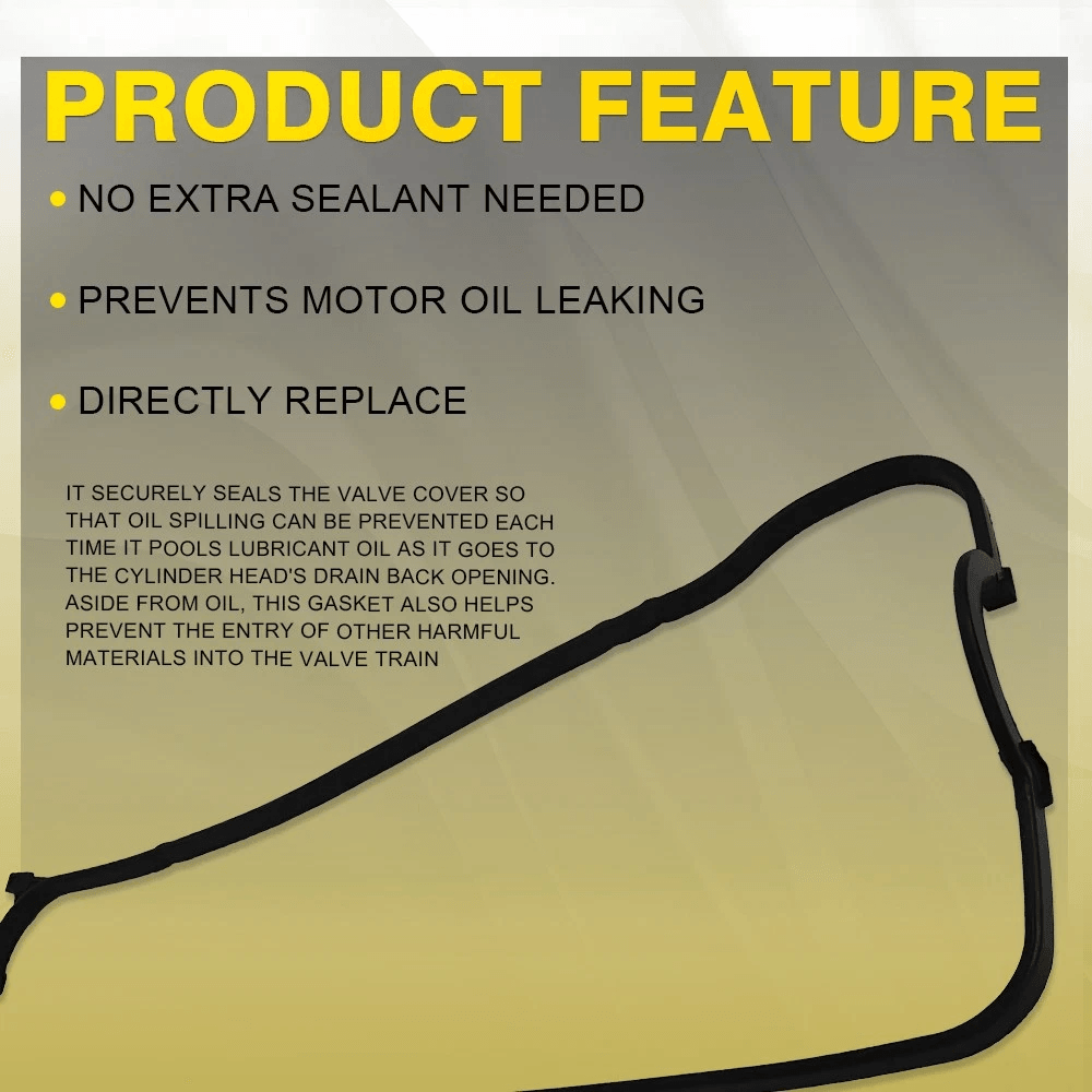 Engine Valve Cover Set Gasket Fit For Secure Seal Prevent Leaks Durable Replacement 6