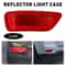 Durable Reflector Light Rear Left Driver Side Bumper Waterproof Easy Install Dust Scratch Resistan 10