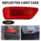 Durable Reflector Light Rear Left Driver Side Bumper Waterproof Easy Install Dust Scratch Resistan 10