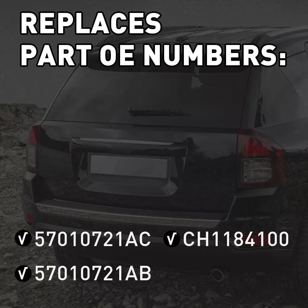 Durable Reflector Light Rear Left Driver Side Bumper Waterproof Easy Install Dust Scratch Resistan 4