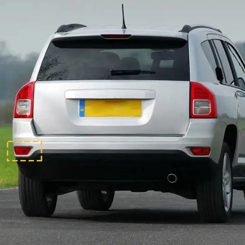 Durable Reflector Light Rear Left Driver Side Bumper Waterproof Easy Install Dust Scratch Resistan 0