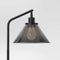 Black Smoked Glass Table Lamp Threshold Stylish Desk Lamp With Metal Base Ideal For Home Or Office 2