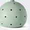 Ceramic Green Table Lamp Cloud Island Design Star Cutouts 3Way Adjustable Light 2
