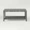 Monroe Wicker Patio Coffee Table AllWeather Design Bottom Shelf Gray Stylish And Functional Outdoo 0