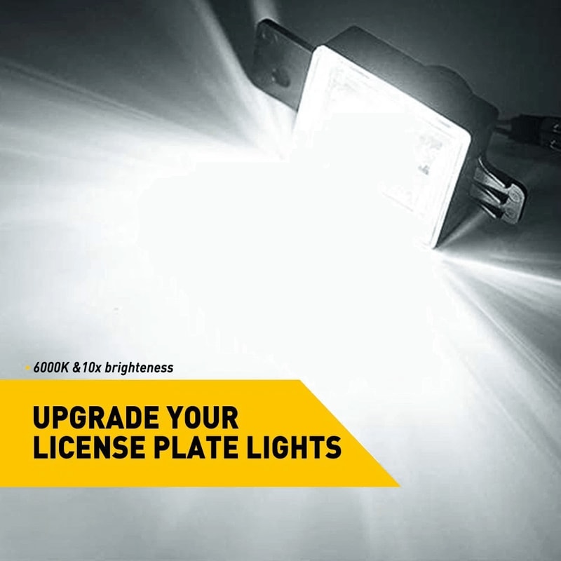 LED License Plate Light High Power White LED Replacement For Factory License Plate Bulb 3